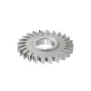 Side Milling Cutter: 3" Cutter Dia, 0.2500" Cutting Width, 1" Arbor Hole, 20 Teeth