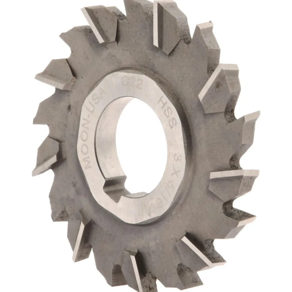 Side Milling Cutter: 3" Cutter Dia, 5/16" Cutting Width, 1" Arbor Hole, 18 Teeth