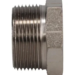 1-3/16" Sight Dia, 1-1/4" Thread, 1.22" OAL, High Pressure Fused Pipe Thread with Reflector Sight Glass & Flow Sight