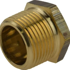 3/4" Sight Dia, 3/4" Thread, 1" OAL, Low Pressure Pipe Thread Lube Sight with Reflector Sight Glass & Flow Sight