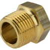 7/16" Sight Dia, 3/8" Thread, 0.88" OAL, Low Pressure Pipe Thread Lube Sight, Open View Sight Glass & Flow Sight
