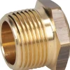 3/4" Sight Dia, 3/4" Thread, 1" OAL, Low Pressure Pipe Thread Lube Sight, Open View Sight Glass & Flow Sight
