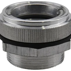 3/4" Sight Dia, 1" Thread, 15/16" OAL, Low Pressure Hole Mount, Open View Sight Glass & Flow Sight