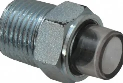 1" Sight Dia, 1/2" Thread, 1-17/32" OAL, Viewport Sight Glass & Flow Sight