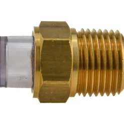 1" Sight Dia, 1/2" Thread, 1-17/32" OAL, Viewport Sight Glass & Flow Sight