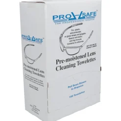 Silicone Free Lens Cleaning Towelettes: Anti-Fog, Anti-Static, Individually Wrapped, 5