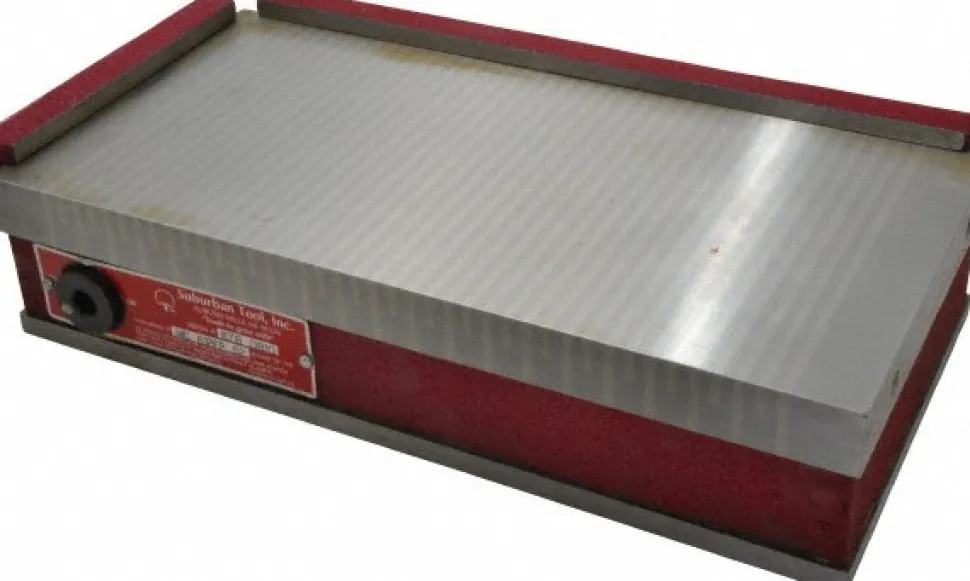 SineSet 12" Long x 6" Wide Permanent Magnetic Sine Plate Chuck