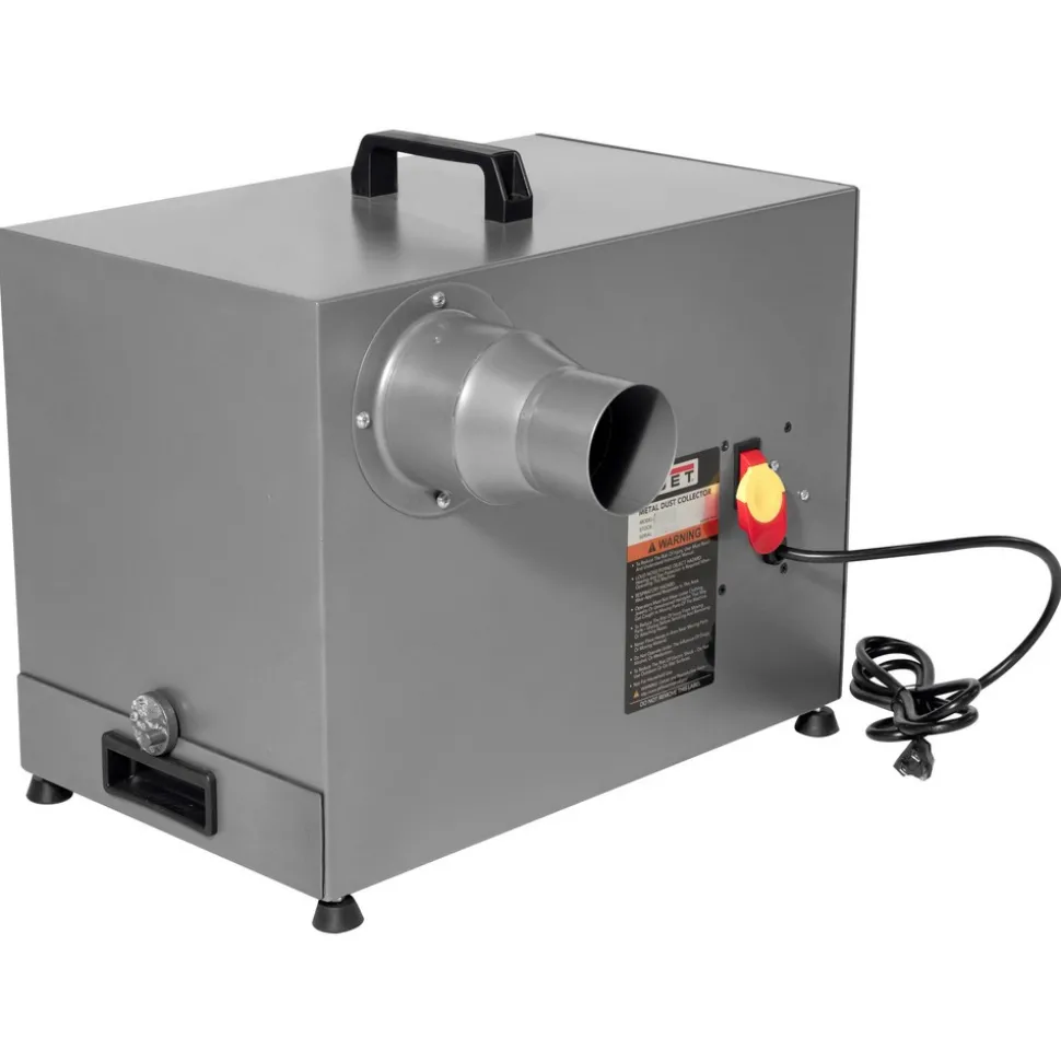 Single-Stage Dust Collector: 5610 sq ft, Cabinet Mount or Portable, 0.33 hp, 115V, Single Phase
