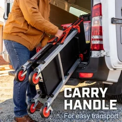 SITERUNNER 3-Shelf Folding Jobsite Cart, 20