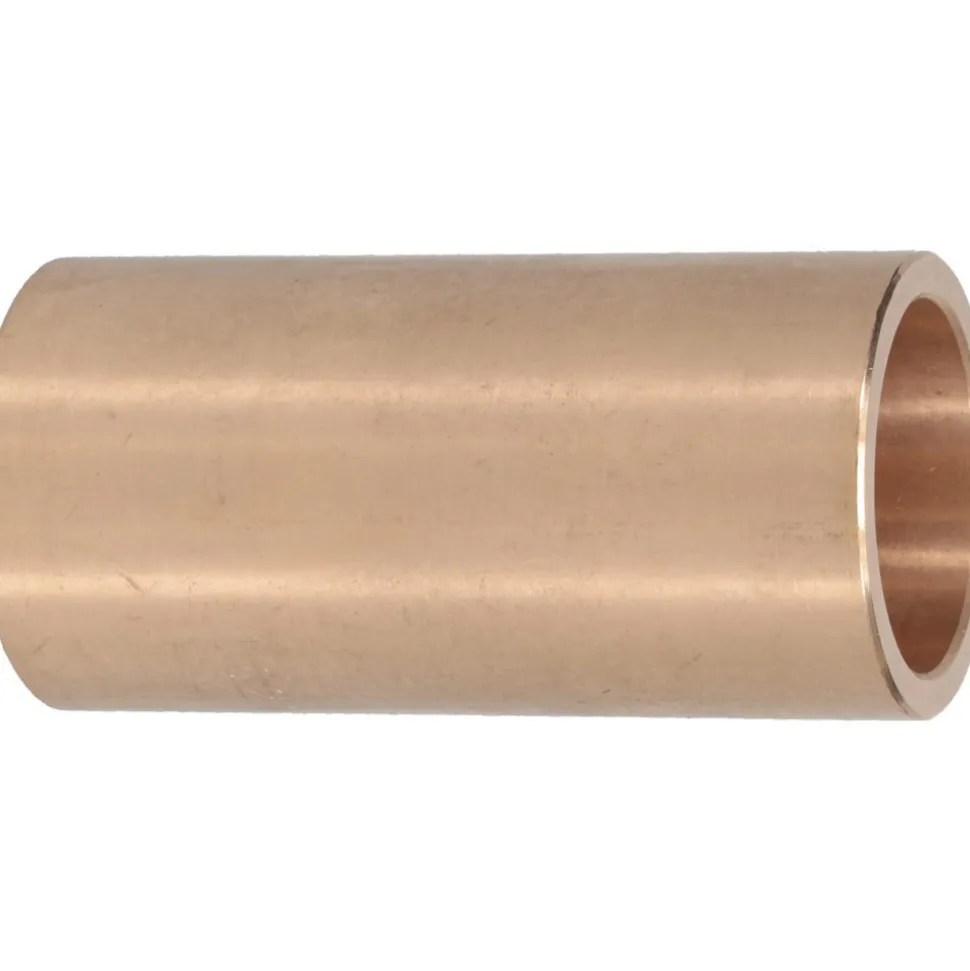 Sleeve Bearing: 1" ID, 1-1/4" OD, 2-1/2" OAL, Cast Bronze