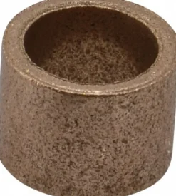 Sleeve Bearing: 3/8" ID, 1/2" OD, 3/8" OAL, Oil-Impregnated Bronze