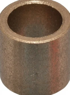 Sleeve Bearing: 3/8" ID, 1/2" OD, 1/2" OAL, Oil-Impregnated Bronze