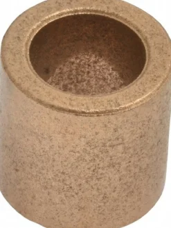 Sleeve Bearing: 1/2" ID, 3/4" OD, 3/4" OAL, Oil-Impregnated Bronze