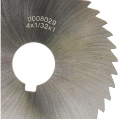 Slitting & Slotting Saw: 4" Dia, 1/32" Thick, 1" Arbor Hole, 40 Teeth, High Speed Steel