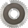 Slitting & Slotting Saw: 4" Dia, 1/8" Thick, 1" Arbor Hole, 40 Teeth, High Speed Steel