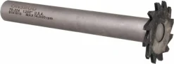Slitting & Slotting Saw: 1-1/4" Dia, 1/16" Thick, 12 Teeth, Solid Carbide