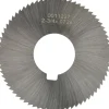 Slitting & Slotting Saw: 2-3/4" Dia, 0.0720" Thick, 1" Arbor Hole, 72 Teeth, High Speed Steel