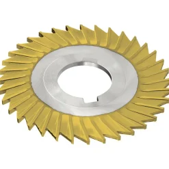 Slitting & Slotting Saw: 4" Dia, 1/8" Thick, 1" Arbor Hole, 40 Teeth, High Speed Steel