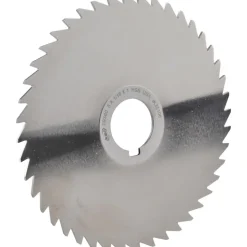 Slitting & Slotting Saw: 5" Dia, 1/16" Thick, 1" Arbor Hole, 44 Teeth, High Speed Steel