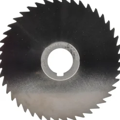 Slitting & Slotting Saw: 5" Dia, 1/16" Thick, 1" Arbor Hole, 44 Teeth, High Speed Steel