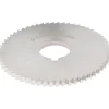 Slitting & Slotting Saw: 2-1/4" Dia, 0.1020" Thick, 5/8" Arbor Hole, 60 Teeth, High Speed Steel