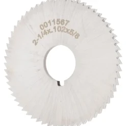 Slitting & Slotting Saw: 2-1/4" Dia, 0.1020" Thick, 5/8" Arbor Hole, 60 Teeth, High Speed Steel