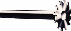 Slitting & Slotting Saw: 1" Dia, 1/16" Thick, 10 Teeth, Solid Carbide