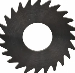 Slitting & Slotting Saw: 1" Dia, 0.0468" Thick, 3/8" Arbor Hole, 24 Teeth, Solid Carbide