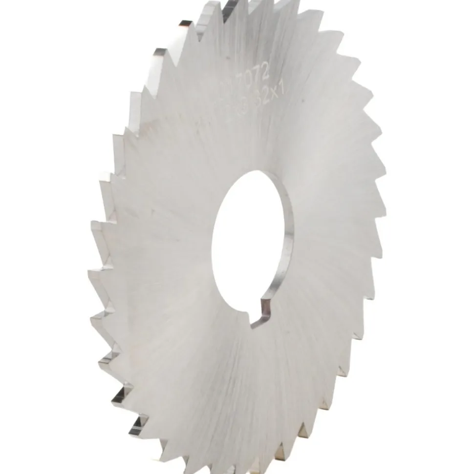 Slitting & Slotting Saw: 3-1/2" Dia, 3/32" Thick, 1" Arbor Hole, 34 Teeth, High Speed Steel