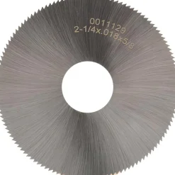 Slitting & Slotting Saw: 2-1/4" Dia, 0.0180" Thick, 5/8" Arbor Hole, 132 Teeth, High Speed Steel