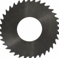 Slitting & Slotting Saw: 1-1/4" Dia, 0.0312" Thick, 1/2" Arbor Hole, 36 Teeth, Solid Carbide