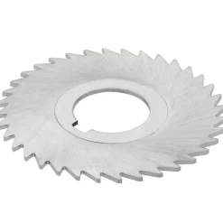 Slitting & Slotting Saw: 5" Dia, 1/8" Thick, 1" Arbor Hole, 44 Teeth, High Speed Steel