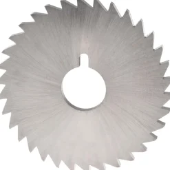 Slitting & Slotting Saw: 2" Dia, 3/32" Thick, 1/2" Arbor Hole, 34 Teeth, High Speed Steel