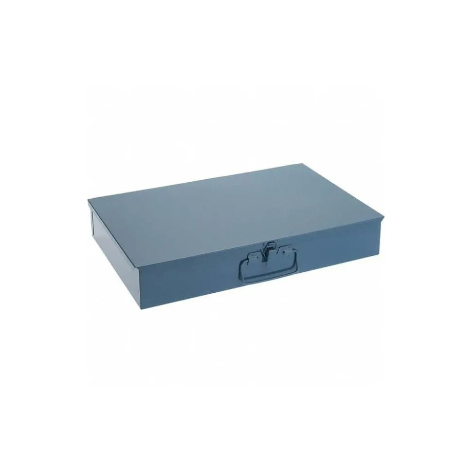 Small Parts Storage Box: 6 Compartments, 18.31" OAW, 12.43 OAD, 3.06 OAH