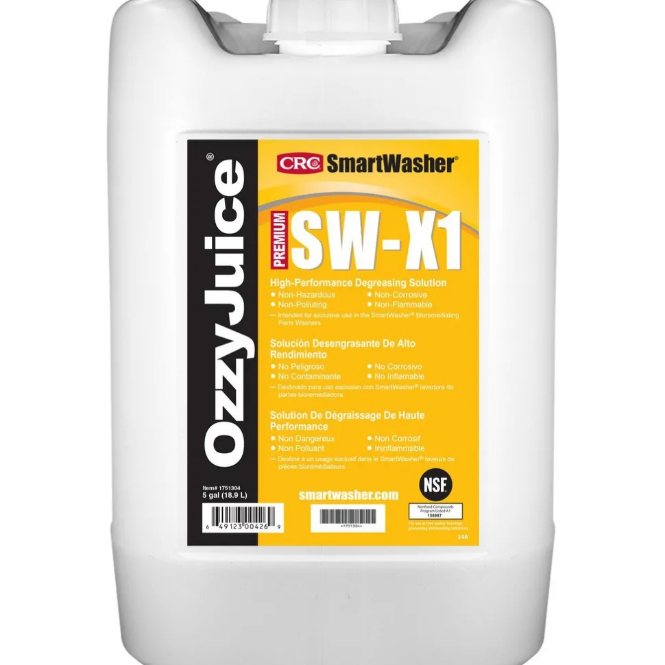 SmartWasher ozzyJuice SW-X1 HP Degreasing Solution, 5 Gal
