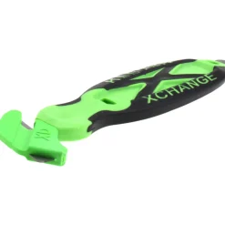 Snap-off Utility Knife: 2.625" Blade, 7" Handle, Concealed Blade