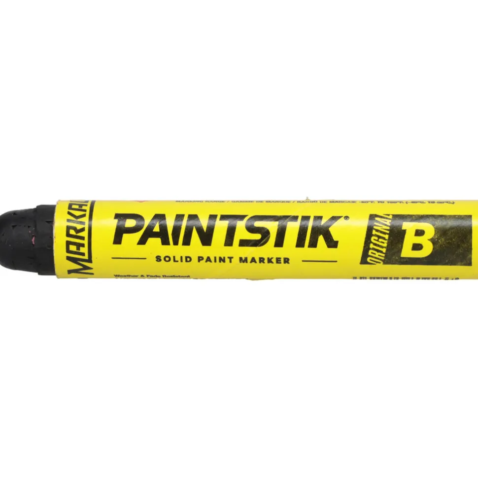 Solid Paint Marker: Black, Oil Base, Round Tip