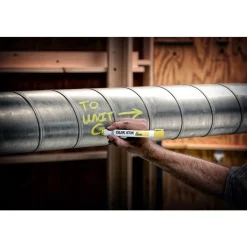 Solid Paint Marker: Yellow, Alcohol Base, Bullet Tip