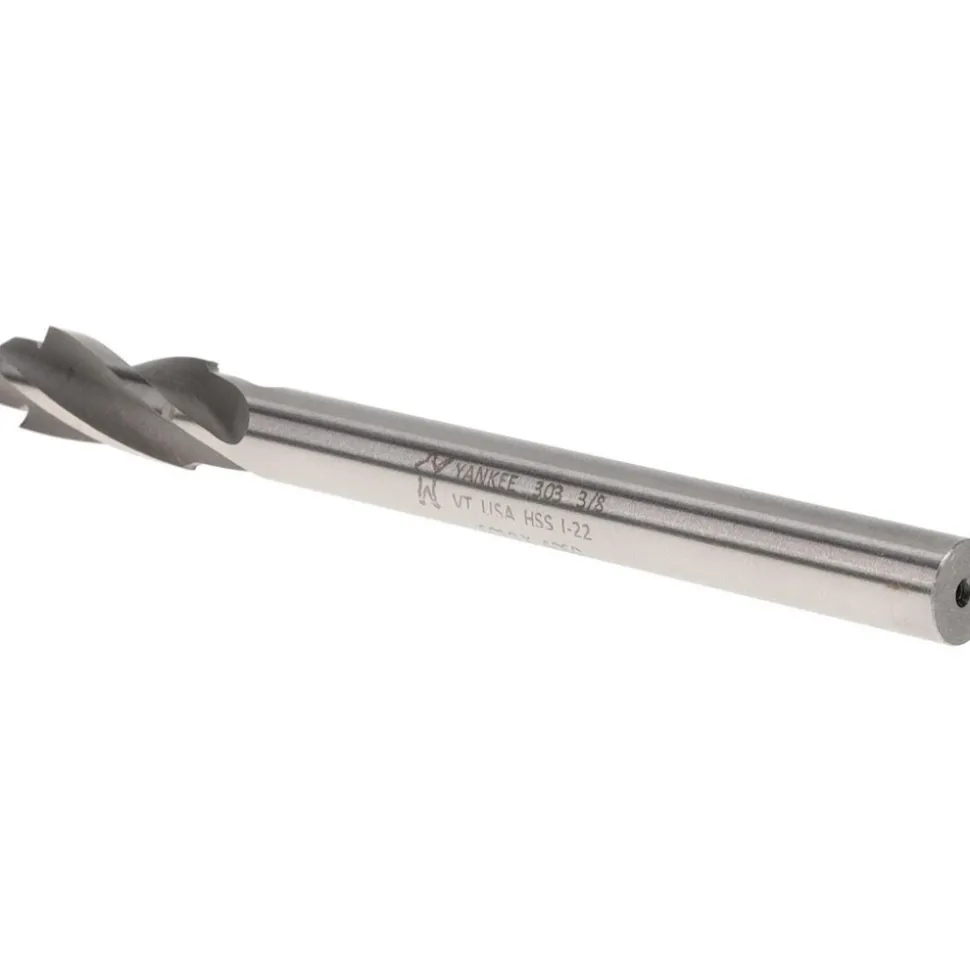 Solid Pilot Counterbore: 0.604" Dia, 0.406" Pilot, 4 Flutes