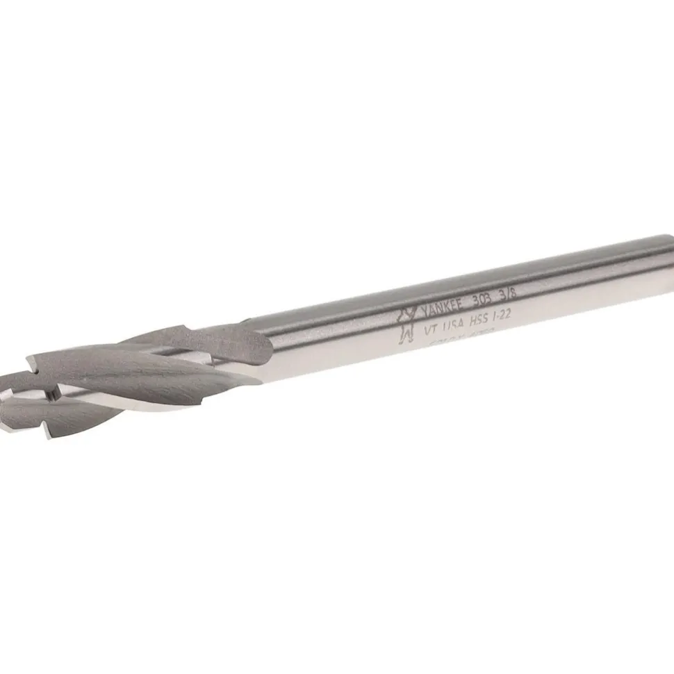 Solid Pilot Counterbore: 0.604" Dia, 0.406" Pilot, 4 Flutes
