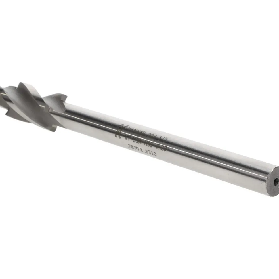 Solid Pilot Counterbore: 0.789" Dia, 0.531" Pilot, 4 Flutes