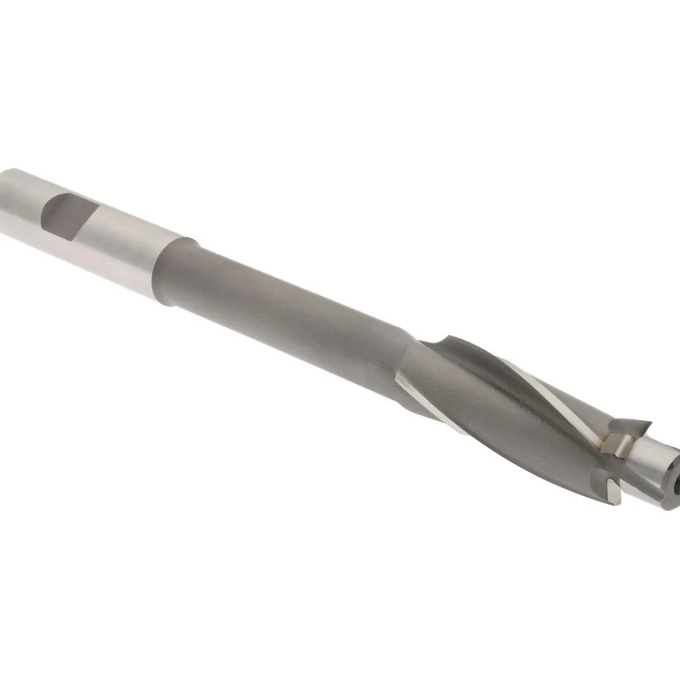 Solid Pilot Counterbore: 15 mm Dia, 9 mm Pilot, 3 Flutes