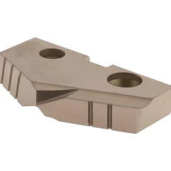 Spade Drill Insert: 1-1/2" Dia, Seat Size 3, Cobalt, 132 deg Point