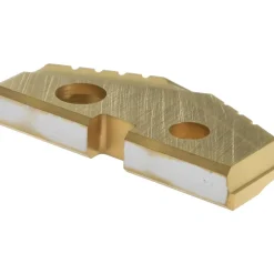 Spade Drill Insert: 1-1/4" Dia, Seat Size 2, Cobalt, 132 deg Point