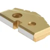 Spade Drill Insert: 15/16" Dia, Seat Size 1, Cobalt, 132 deg Point