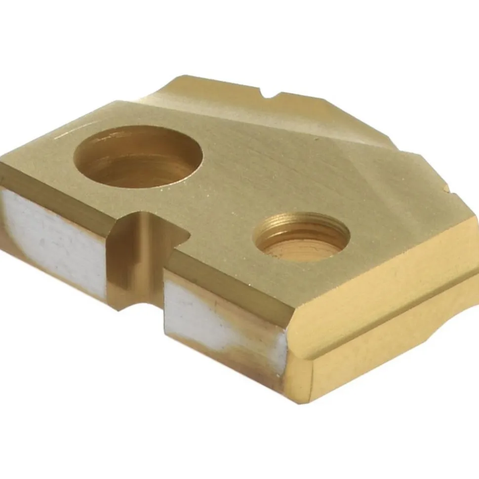 Spade Drill Insert: 17/32" Dia, Seat Size 0, Cobalt, 132 deg Point