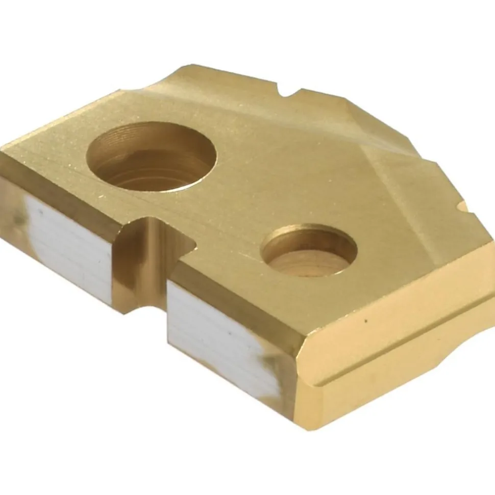 Spade Drill Insert: 9/16" Dia, Seat Size 0, Cobalt, 132 deg Point