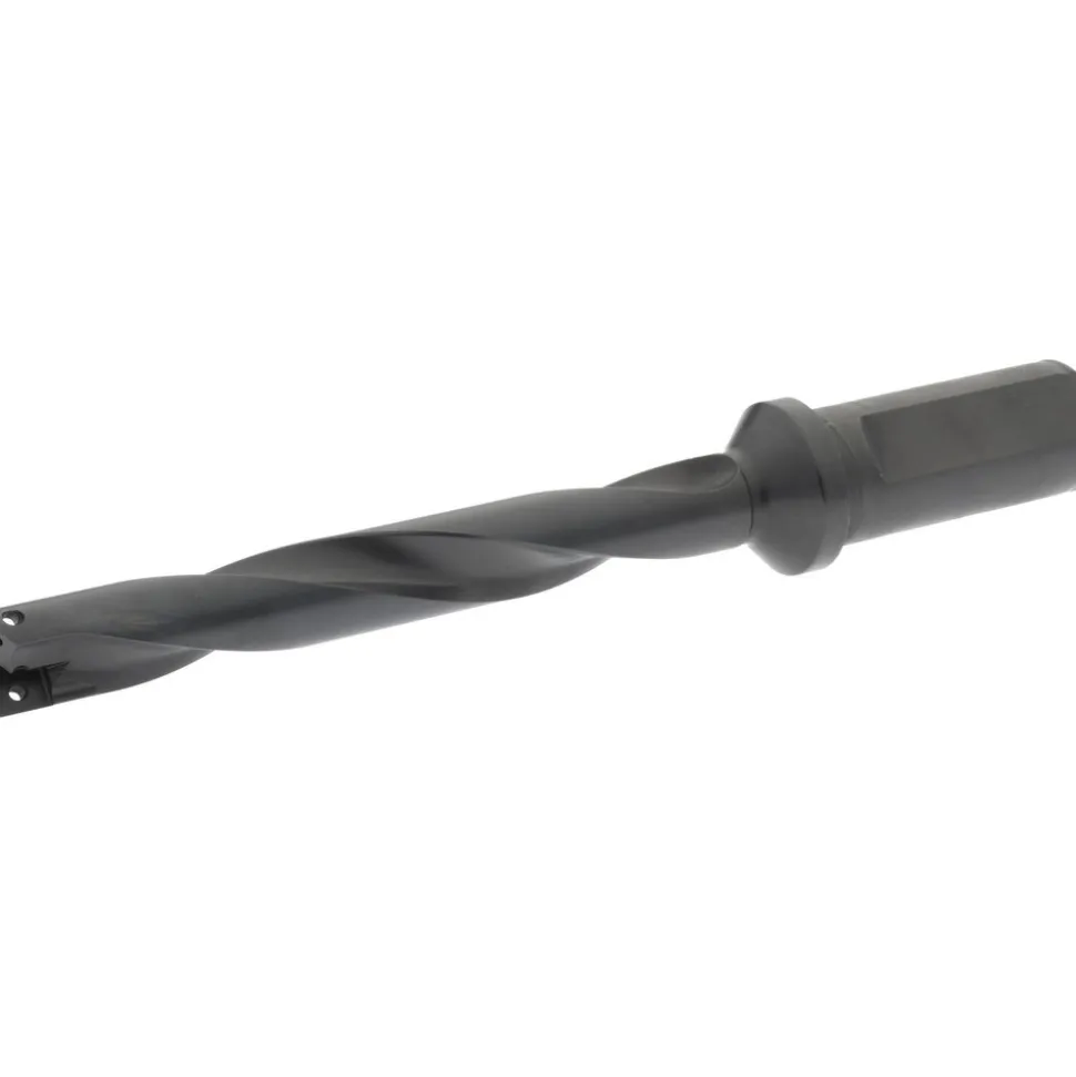 Spade Drill: 45/64 to 15/16" Dia, 4-5/8" Max Depth, Helical Flute