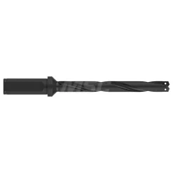 Spade Drill: 33/64 to 11/16" Dia, 4-1/2" Max Depth, Helical Flute