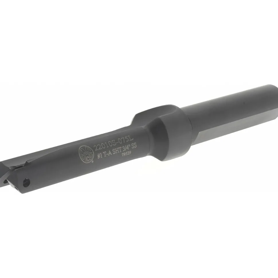 Spade Drill: 45/64 to 15/16" Dia, 2-5/8" Max Depth, Straight Flute